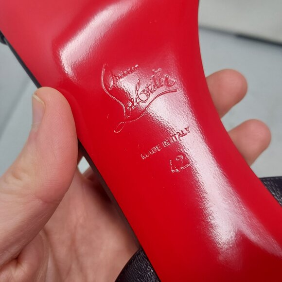 Christian Louboutin Black Miss Jane Sandal - Picture 4 of 11